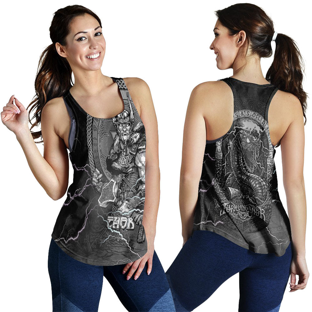 viking-clothing-thor-and-jormungand-womens-racerback-tank