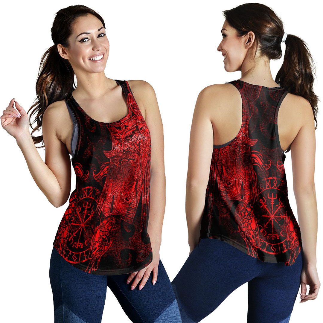 viking-clothing-viking-odin-tattoo-red-version-womens-racerback-tank