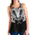 Viking Ram Skull Tattoo With Vegvisir and Valknut Women's Racerback Tank RLT12 - Wonder Print Shop