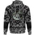 Viking Hoodie Raven and Vegvisir with Bandana Paisley Style RLT12 - Wonder Print Shop