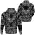 Viking Hoodie Raven With Open Wings with Bandana Paisley Style RLT12 - Wonder Print Shop