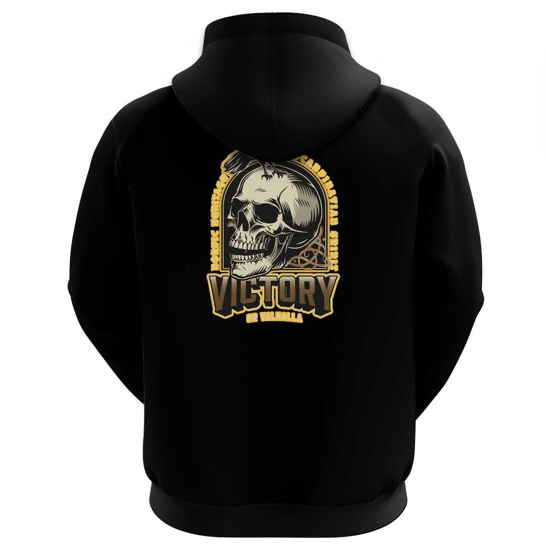 Viking Clothing Viking Raven and Skull Hoodie RLT12 - Wonder Print Shop