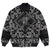 Viking Bomber Jacket Raven of Odin with Bandana Paisley Style RLT12 - Wonder Print Shop