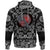 Viking Hoodie Reven Triskele with Bandana Paisley Style RLT12 - Wonder Print Shop