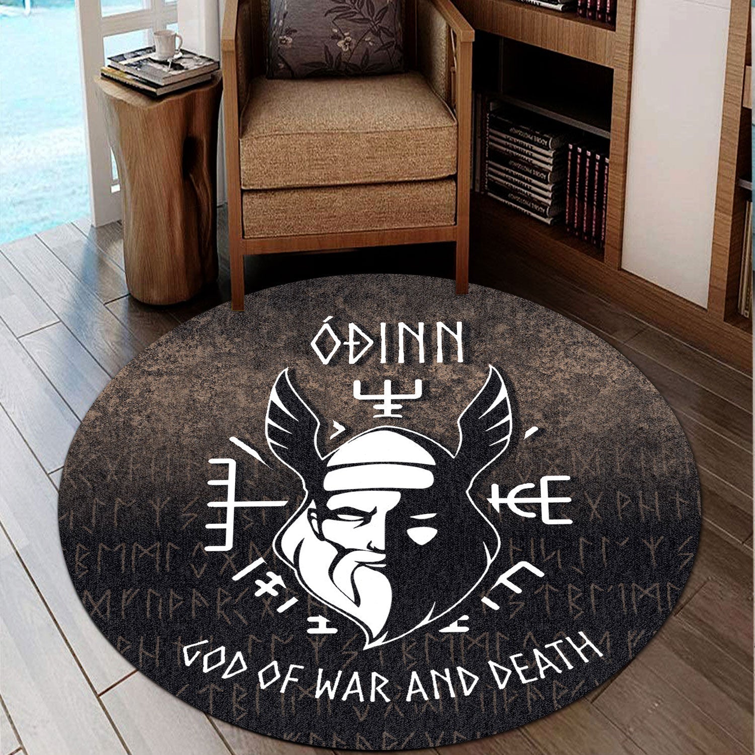 wonder-print-shop-round-carpet-odin-god-of-war-and-death-round-carpet