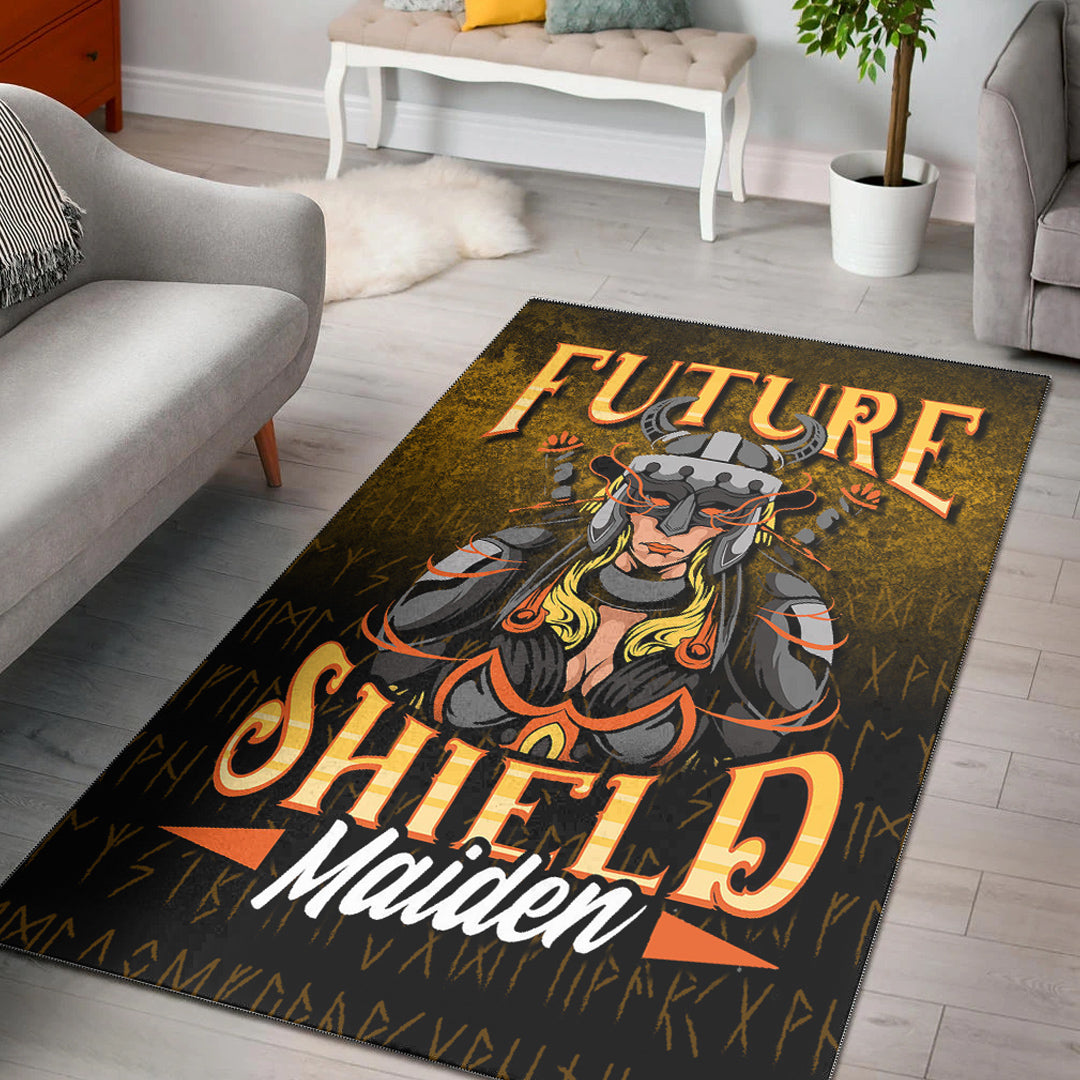 Viking Area Rug Future Shield Maiden Area Rug RLT12 - Wonder Print Shop