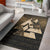 Viking Area Rug Huginn Muninn Ravens from Odin Viking Gold Version Area Rug RLT12 - Wonder Print Shop