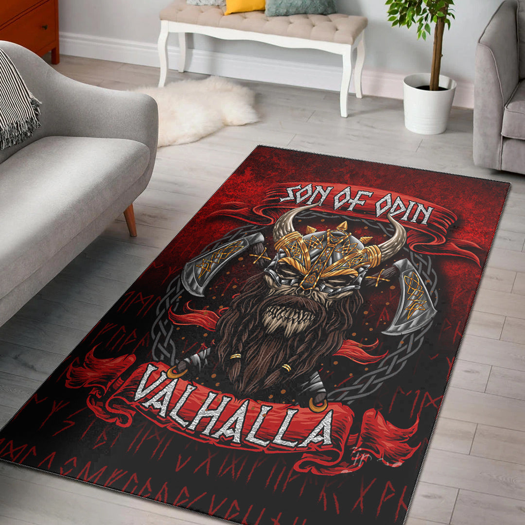 Viking Area Rug Son of Odin Valhalla Area Rug RLT12 - Wonder Print Shop