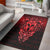 Viking Area Rug The Armor Of Viking Red Version Area Rug RLT12 - Wonder Print Shop