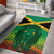 Jamaica Off Shoulder Rectangle Rug Rastafari Lion Mix Kente LT7 - Wonder Print Shop