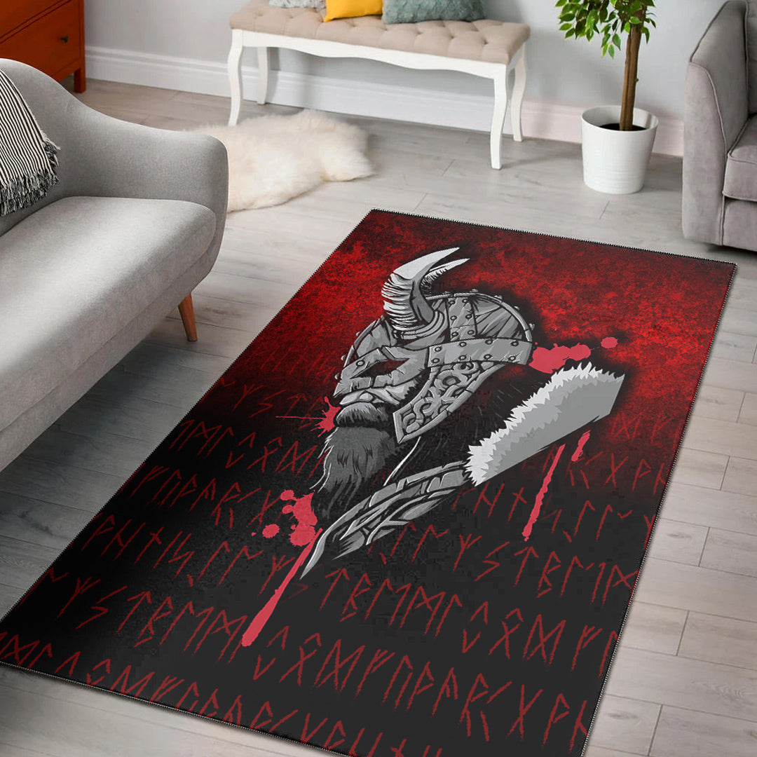 Viking Area Rug Viking Nordic Odin Area Rug RLT12 - Wonder Print Shop