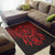 Viking Area Rug Viking God Odin Allfather In Asgard Raven God Red Version Area Rug RLT12 - Wonder Print Shop