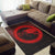 Wonder Print Shop Area Rug - Wolf Of Odin - Red Version Area Rug RLT12 - Wonder Print Shop