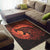 Viking Area Rug Fenrir Viking 3D Tattoo Orange Version Area Rug RLT12 - Wonder Print Shop