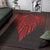 Viking Area Rug Eye of Odin Red Version Area Rug RLT12 - Wonder Print Shop