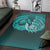 Viking Area Rug Ragnarok Huginn Muninn Cyan Version Area Rug RLT12 - Wonder Print Shop