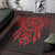 Viking Area Rug Viking God Odin Allfather In Asgard Raven God Red Version Area Rug RLT12 - Wonder Print Shop