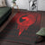 Viking Area Rug Viking Norse Wolf Red Version Area Rug RLT12 - Wonder Print Shop