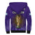 Argentina Football Sherpa Hoodie La Albiceleste Campeon Proud Purple 2022 - Wonder Print Shop