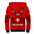 (Custom Text And Number) Switzerland Hockey 2023 Sporty Style Sherpa Hoodie - Wonder Print Shop