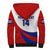 (Custom Text And Number) Cuba 2023 Sherpa Hoodie Baseball - Wonder Print Shop