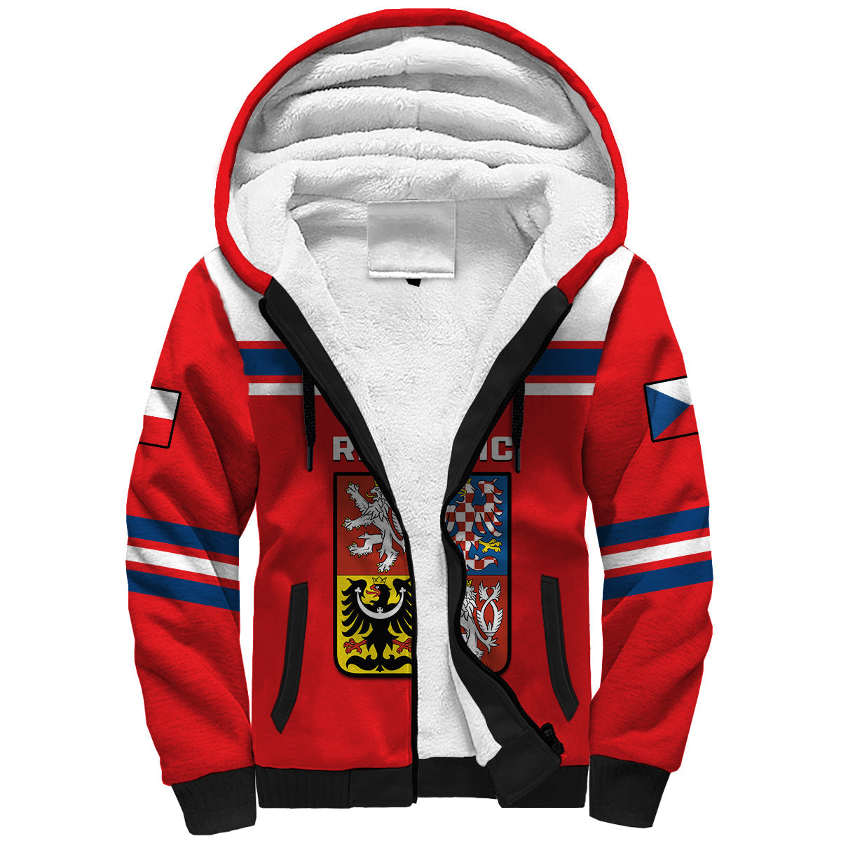 czech-republic-hockey-2023-sporty-style-sherpa-hoodie