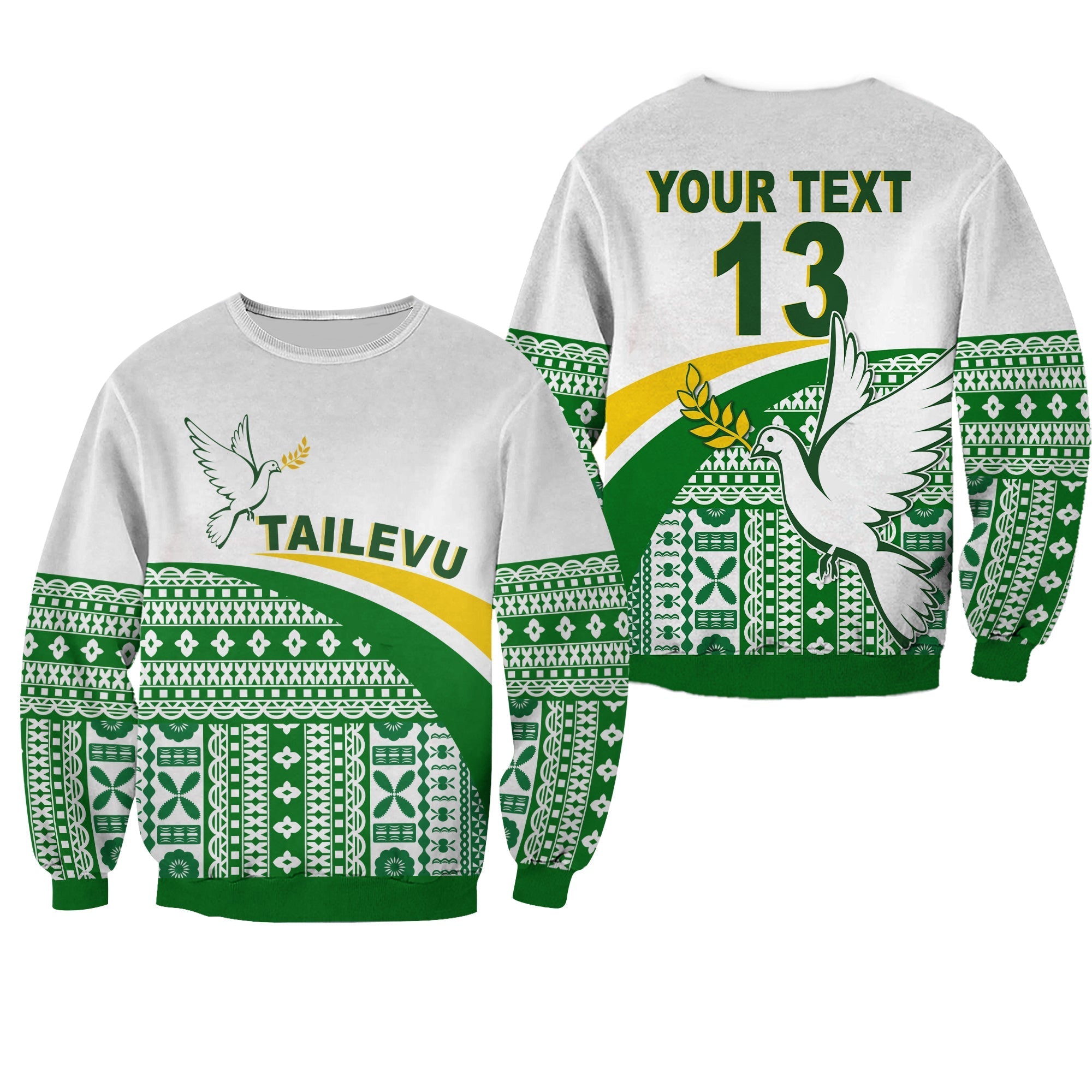 custom-text-and-number-tailevu-rugby-sweatshirt-fiji-rugby-tapa-pattern-white