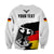 (Custom Personalised) Germany Sweatshirt Grunge Deutschland Flag and Eagle LT13 - Wonder Print Shop