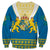 Sweden Sweatshirt Swedish Coat Of Arms With Scandinavian Flowers - Wonder Print Shop