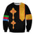 (Custom Personalised) Eritrea Tibeb Sweatshirt Eritrean Cross Mix Flag Version Black LT13 - Wonder Print Shop