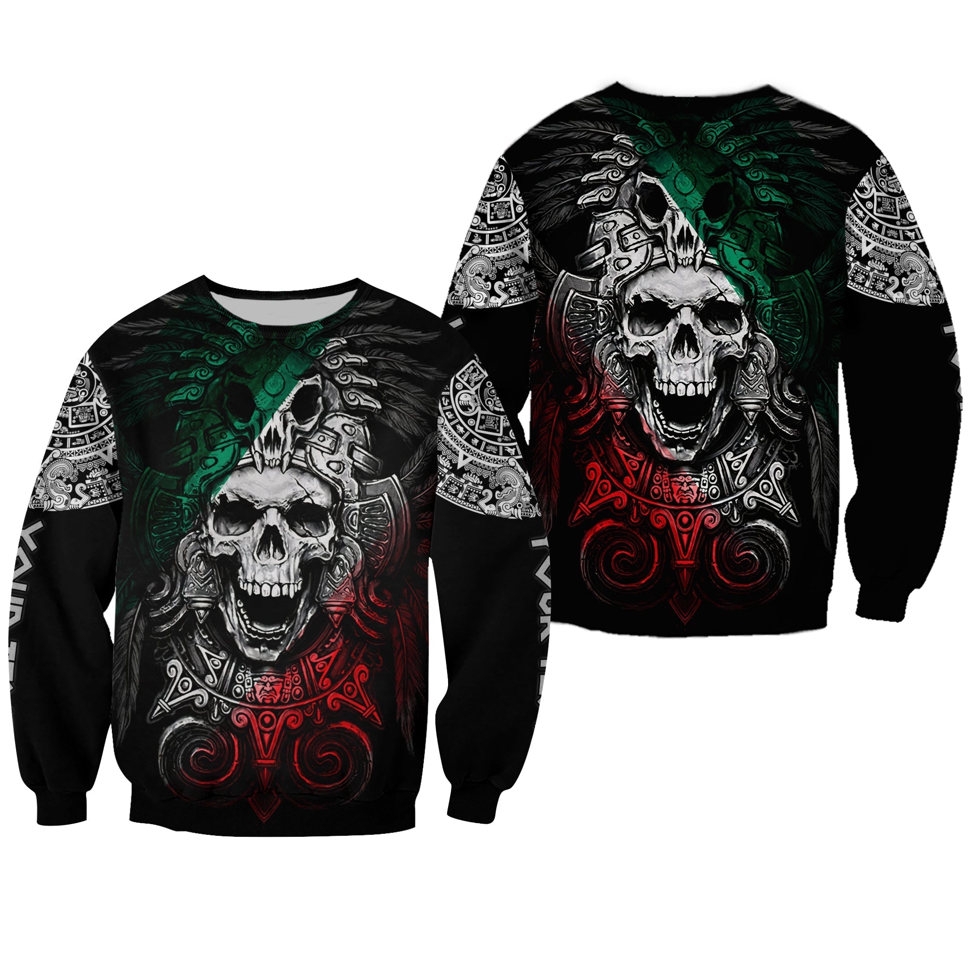 custom-personalised-mexico-sweatshirt-skull-eagle-aztec-lt13