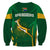 South Africa Rugby Sweatshirt Springboks Champion LT13 - Wonder Print Shop