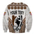 Custom Personalised Fiji Rugby Bati Sweatshirt Proud Tapa Pattern LT13 - Wonder Print Shop