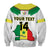 (Custom Text And Number) Senegal Football Sweatshirt Champions WC 2022 - Wonder Print Shop