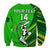 (Custom Text And Number) Pakistan Cricket Sweatshirt Go Shaheens Simple Style - Wonder Print Shop