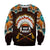 The First Americans Sweatshirt Indian Headdress With Skull LT13 - Wonder Print Shop