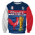 (Custom Text and Number) France Football The Blues Sweatshirt Les Bleus Le Champion 2022 World Cup LT13 - Wonder Print Shop