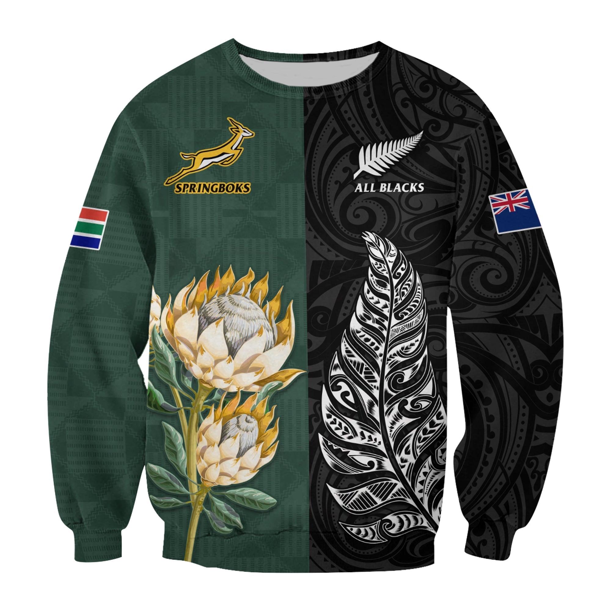 south-africa-protea-and-new-zealand-fern-sweatshirt-rugby-go-springboks-vs-all-black