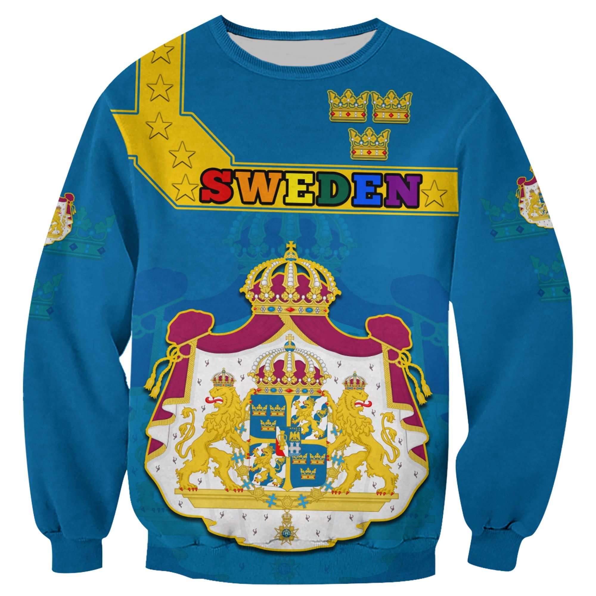 Sweden LGBT Day Sweatshirt Be Proud Of Who You Are - Wonder Print Shop