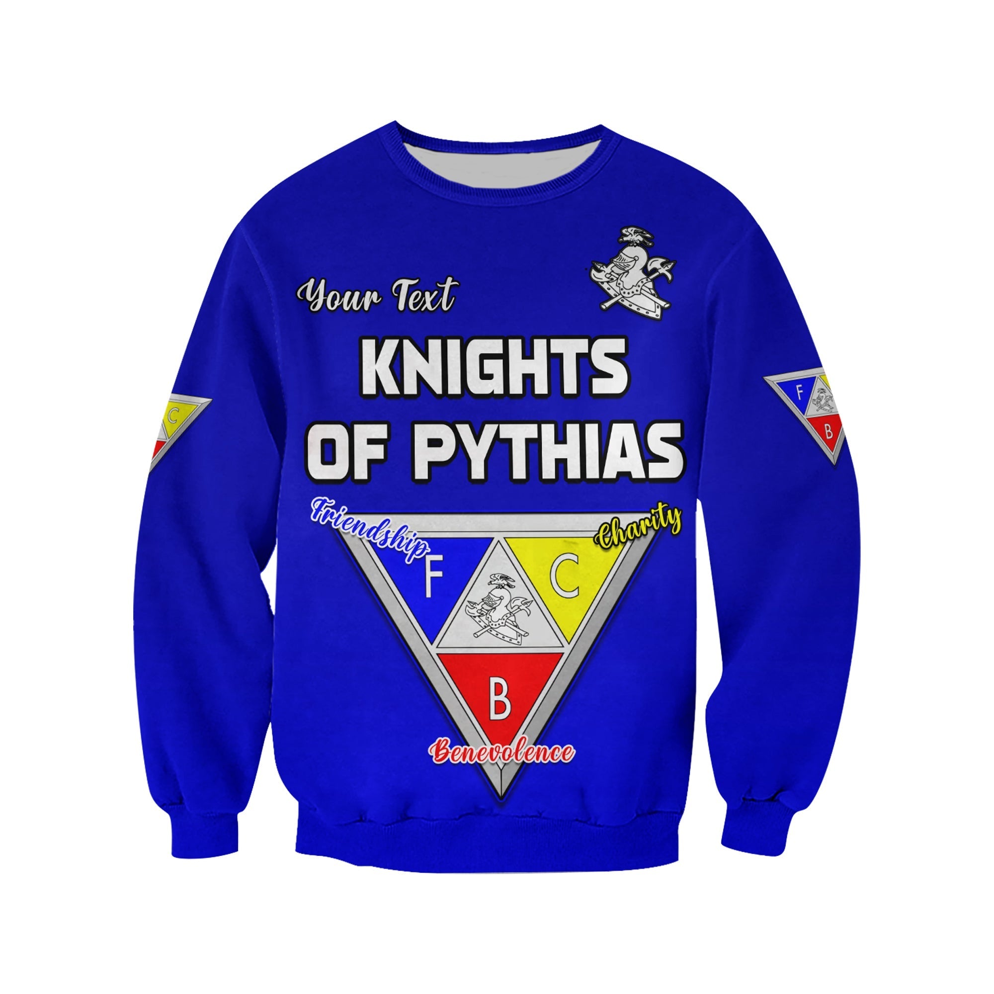 (Custom Personalise) Knights of Pythias Sweatshirt Since 1864 Original Style LT13 - Wonder Print Shop