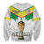 (Custom Text And Number) Senegal Football Sweatshirt Champions WC 2022 - Wonder Print Shop