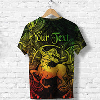Zodiac T‑shirt black with green-gold horse graphic and 'Your Next' text, reggae