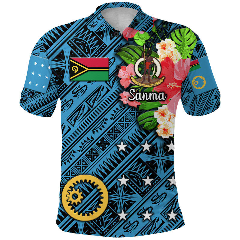 Custom Vanuatu Sanma Polo Shirt Independence Be Proud LT8 - Wonder Print Shop