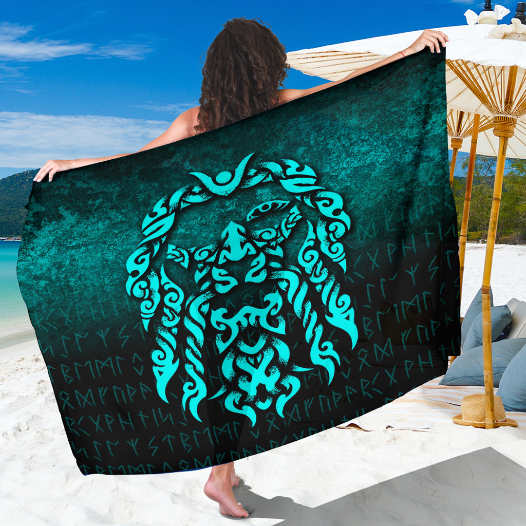 viking-sarong-viking-god-odin-allfather-in-asgard-raven-god-cyan-version-sarong