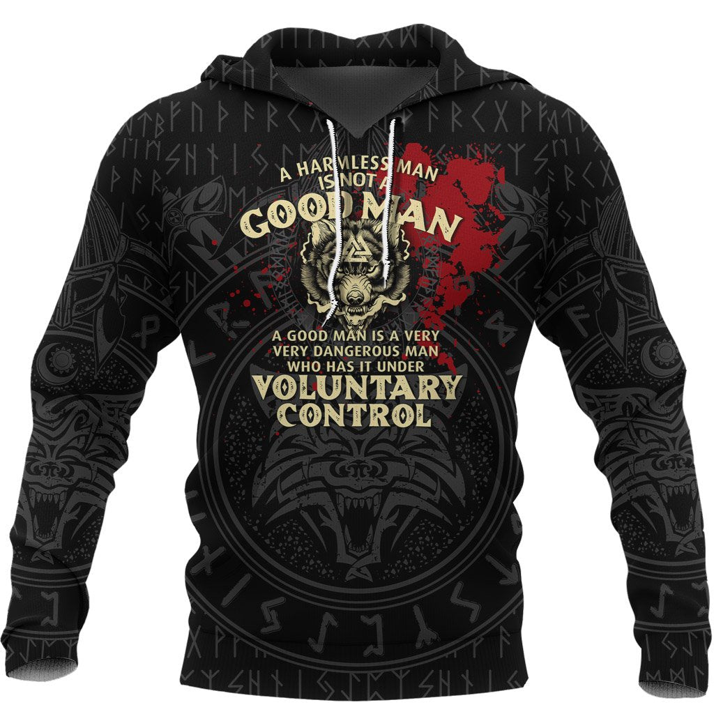 Viking Hoodie Good Man RLT12 - Wonder Print Shop