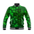 (Custom Personalised) Celtic Cross Baseball Jacket With Shamrock Simple Style LT8 - Wonder Print Shop