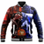 Viking Clothing Ragnar and Wolf Baseball Jacket RLT12 - Wonder Print Shop