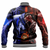 Viking Clothing Ragnar and Wolf Baseball Jacket RLT12 - Wonder Print Shop