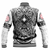 Viking Clothing Raven and Drakkar Baseball Jacket RLT12 - Wonder Print Shop