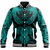 Viking Clothing Raven Of Odin Cyan Baseball Jacket RLT12 - Wonder Print Shop